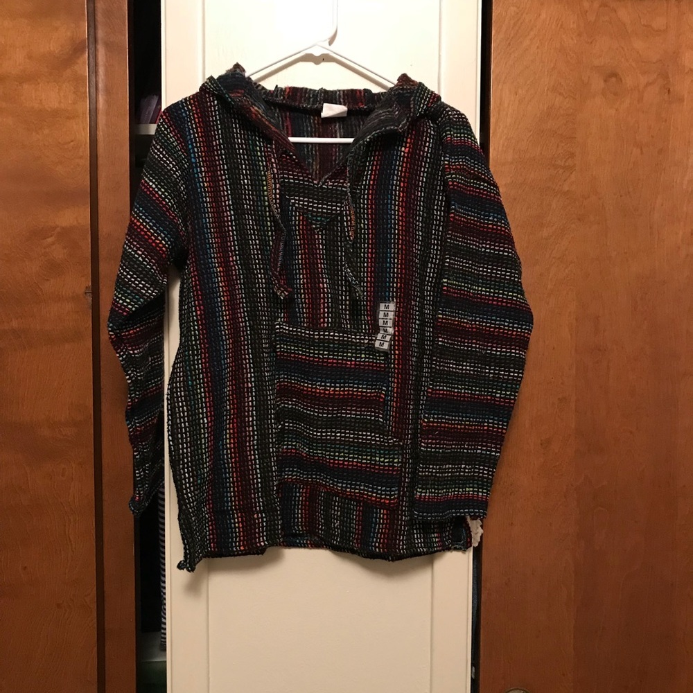 Rainbow pancho